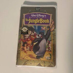 VHS New Sealed 30th Anniversary Disney The Jungle Book Movie